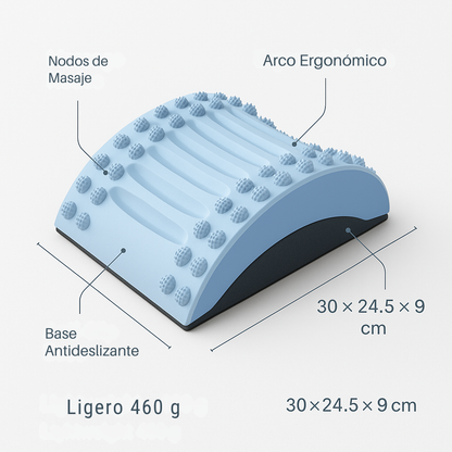 Nueva Almohadilla de Estiramiento y Masaje para Soporte Lumbar